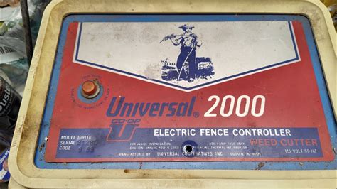 universal 2000 electric fence controller